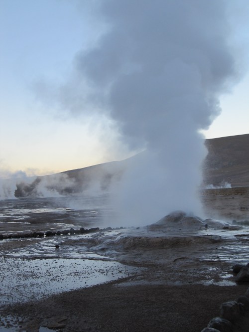 Detalhe geyser del Tatio